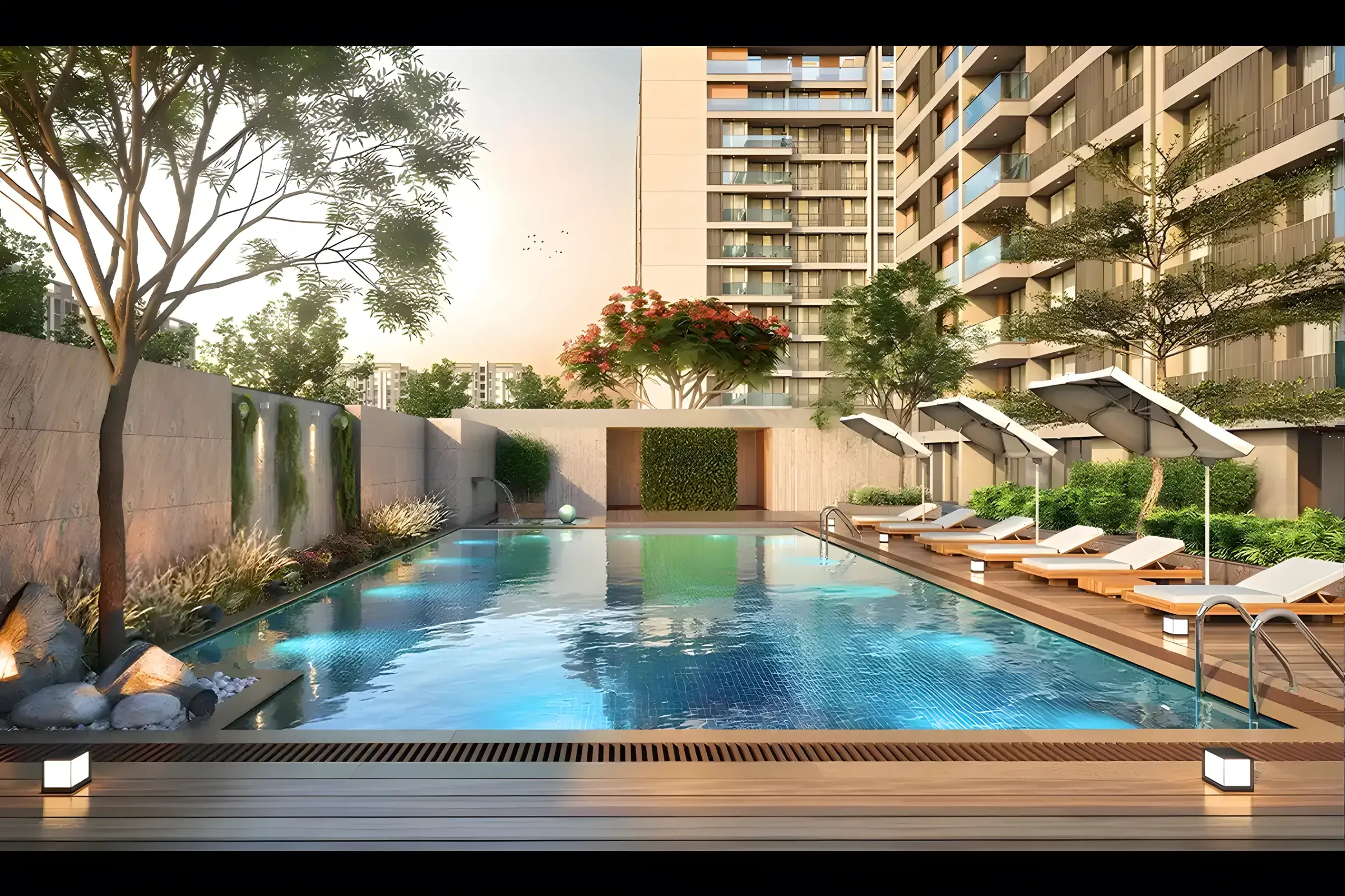 Site view of Sunteck Maxx World, Naigaon East